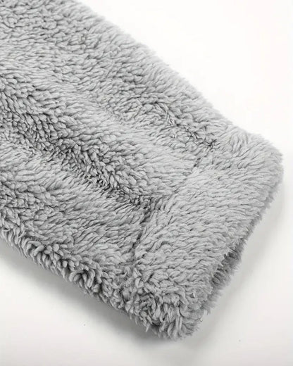 Tuta spessa e pelosa foderata in pile