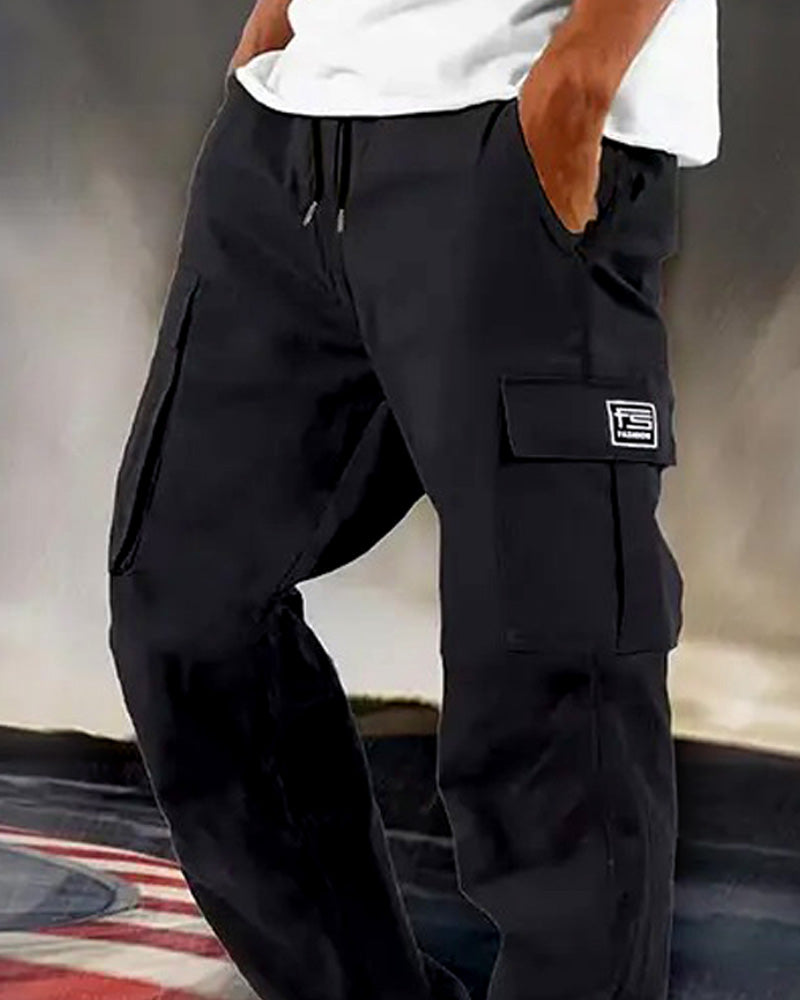 Men's Multi Pocket Cargo Straight Leg Pant