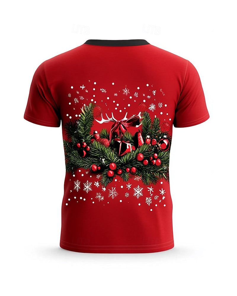 Men's Christmas Christmas Costume 3D T-shirts 2024 f/w christmas spring summer t-shirts