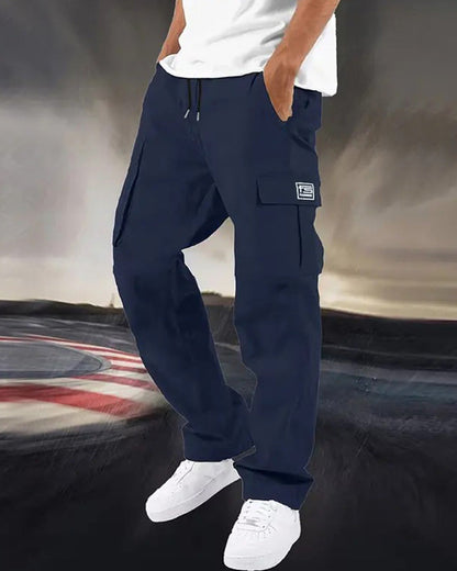 Men's Multi Pocket Cargo Straight Leg Pant