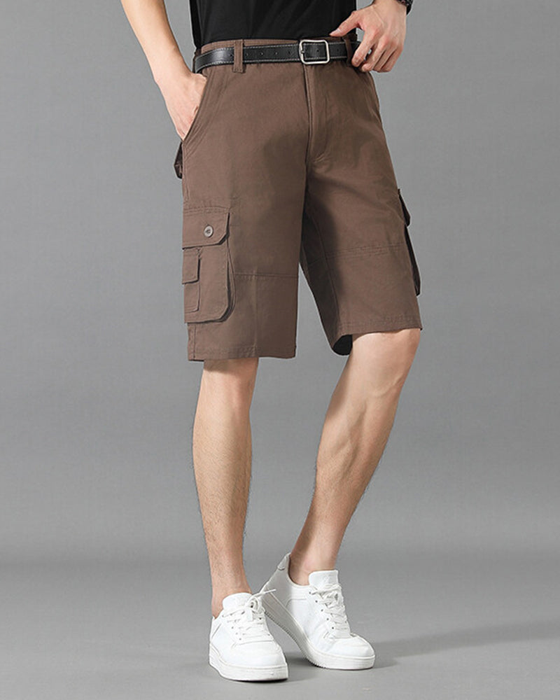 Men's Multi-Pocket Cargo Shorts