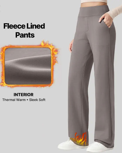 High-Waisted Pocket Wide-Leg Pants