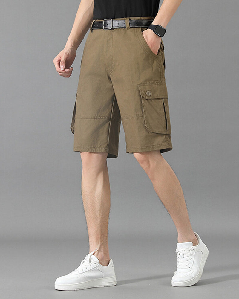 Men's Multi-Pocket Cargo Shorts
