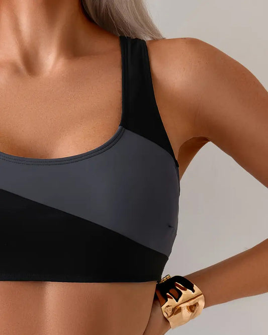 Contrast Color Bikini