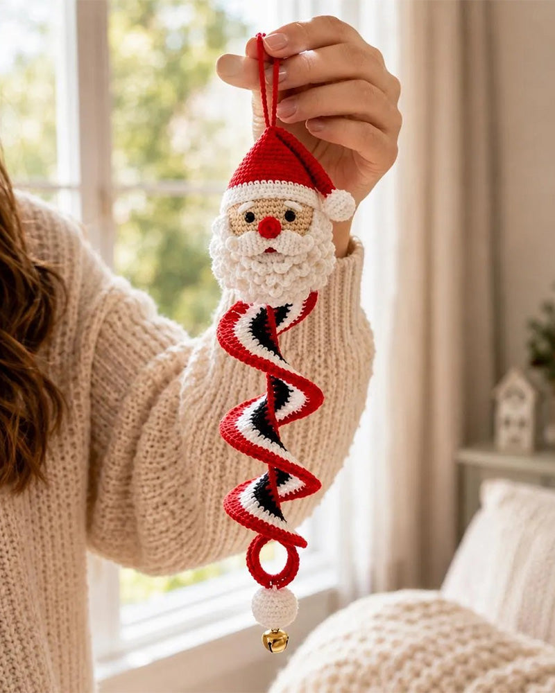 ☃️ DIY Spiral Crochet Snowman Kit