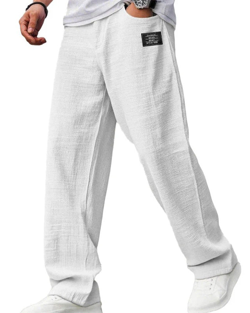 Men's Breathable Straight-Leg Trousers