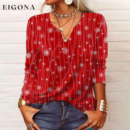 Elegant Printed Blouse 11.99 best Best Sellings clothes Plus Size Sale tops Topseller