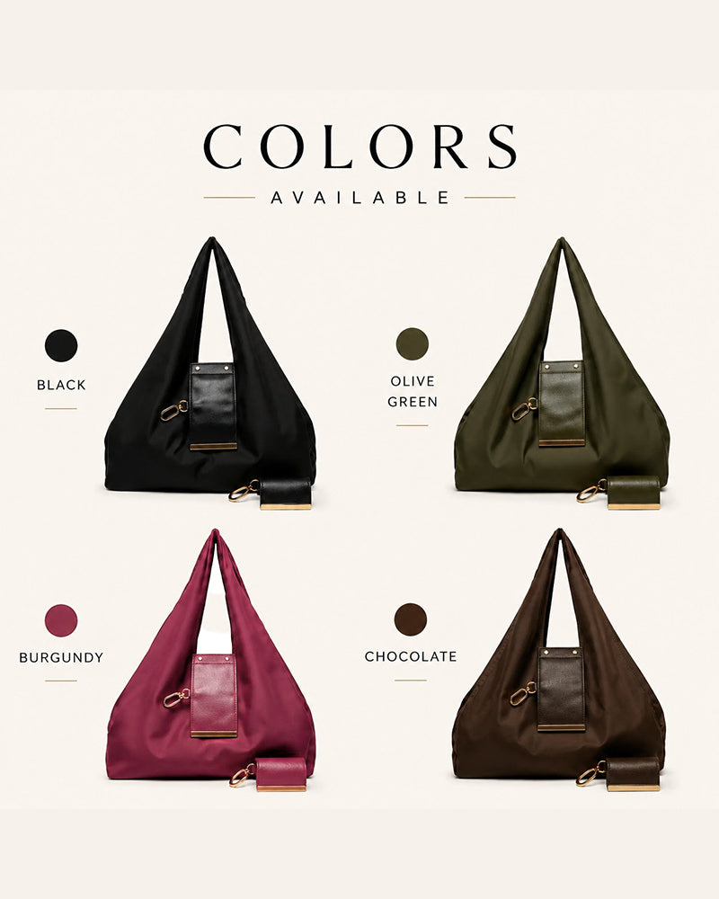 Charm Transformable Bag – Stylish Vegan Leather Tote & Keychain Charm