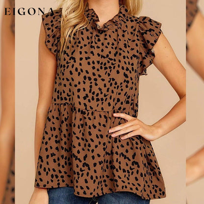 Women's Casual Floral Print Babydoll Blouse Tunic Tops __stock:200 __stock:500 clothes Low stock refund_fee:800 tops