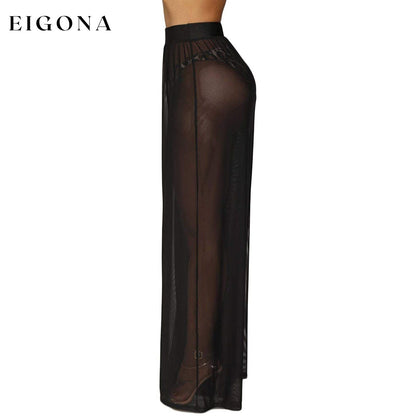 Awoscut Women See Through Sheer Mesh Pants __stock:500 bottoms refund_fee:800