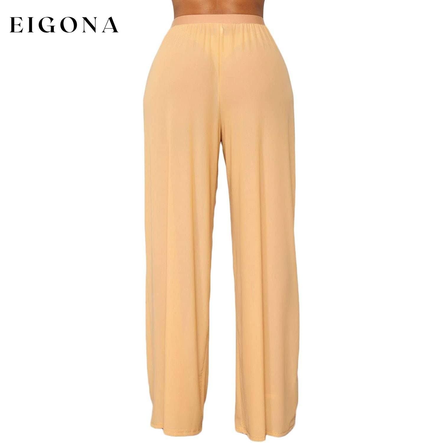 Awoscut Women See Through Sheer Mesh Pants __stock:500 bottoms refund_fee:800