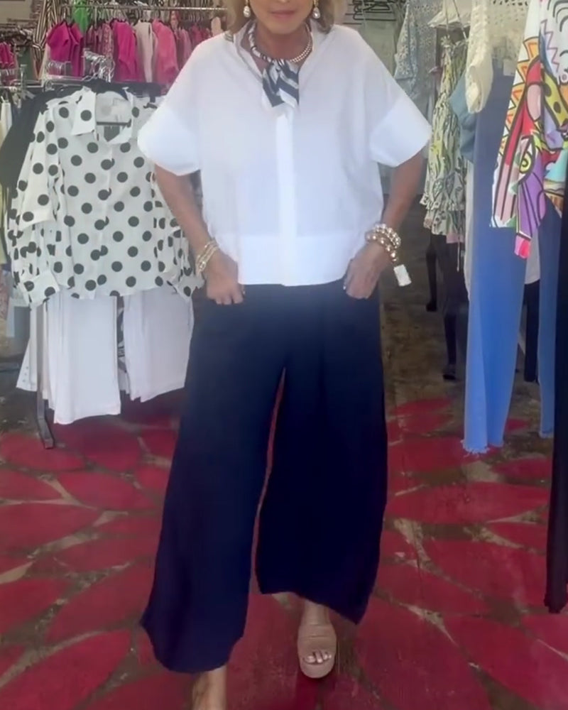 Loose Short-Sleeve Shirt