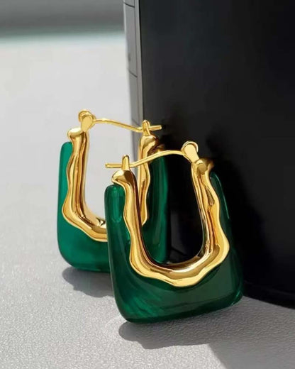 Vintage U-Shaped Earrings
