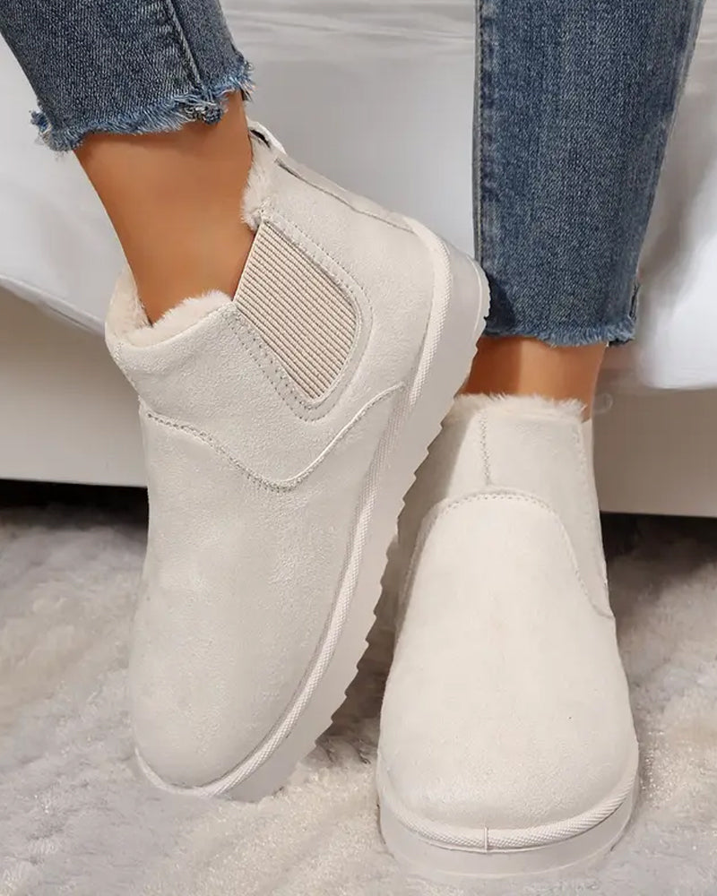 Women's Thick Soled Winter Snow Boots
