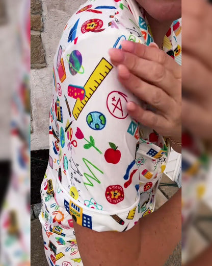 Printed Casual Comfortable Two-Piece Set