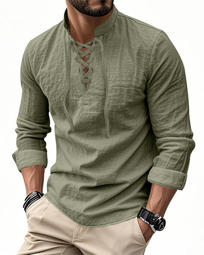 Men's Casual Shirt in Solid Color – Classic, Comfortable & Versatile to Combine 👔