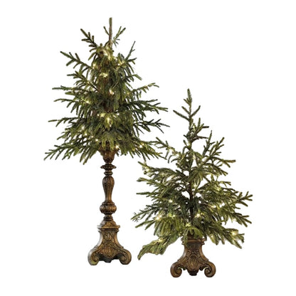 Lighted Tabletop Christmas Tree