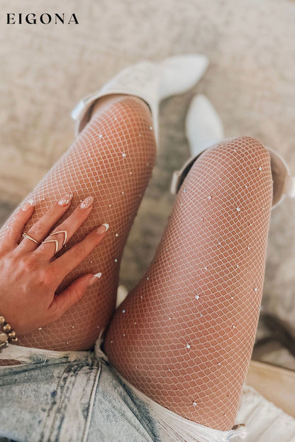 Flesh Sexy Rhinestone Fishnet Pantyhose clothes Craft Rhinestone Day Valentine's Day Season Four Seasons