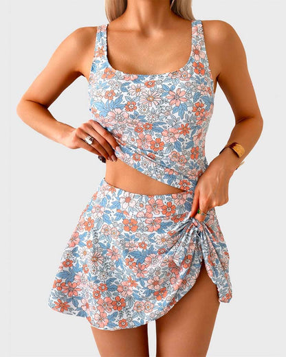 Side-Tie Vacation-Style Tankini