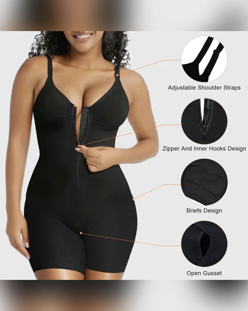 Shapewear for Women Tummy Control Bodysuits Zip-Up Comfort Ultra Stretch Fabric 2024 a/h jumpsuits & rompers lingerie spring summer