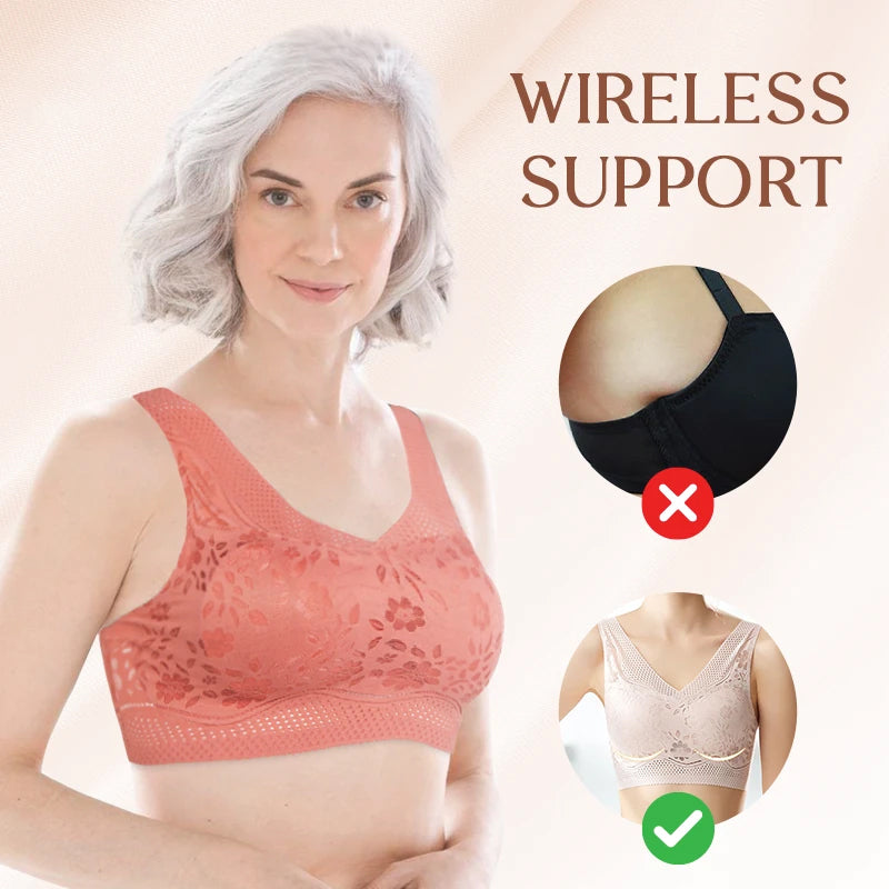 BreezyBloom - Sexy Beautiful Back Breathable Thin Bra