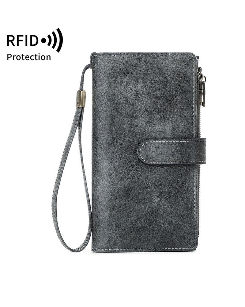 Women Zipper Long Wallet Trendy Exquisite Gift Wallet