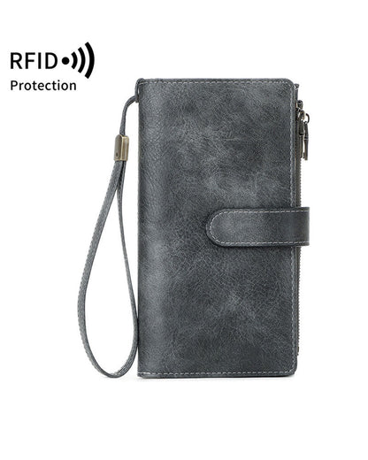 Women Zipper Long Wallet Trendy Exquisite Gift Wallet
