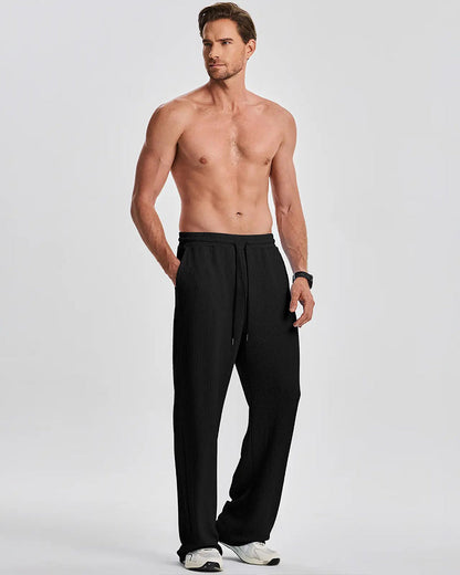 Men's Solid Color Sleeveless Set