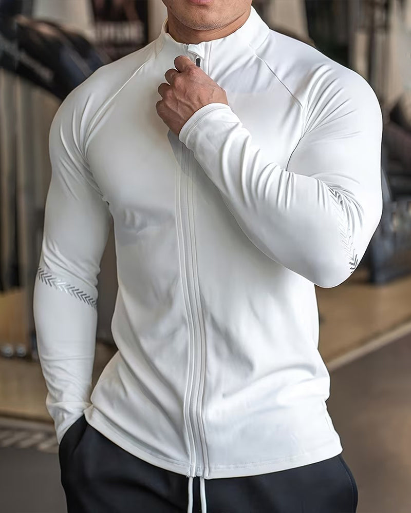 Quick-Dry Zip Long-Sleeve Coats