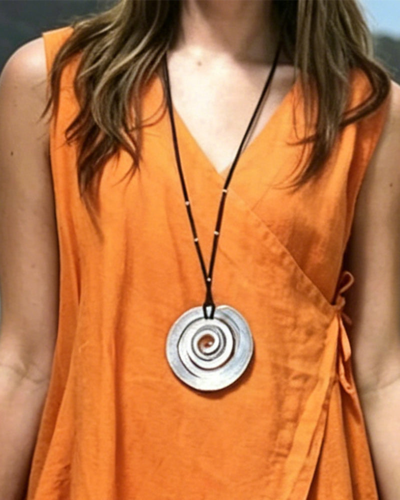 Asymmetrical V-Neck Long Tank Top