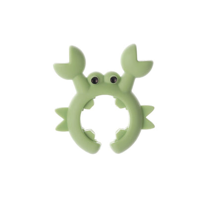 Silicone crab spatula placement rack