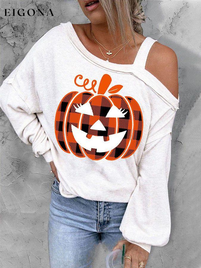 Pumpkin Cold Shoulder Tee