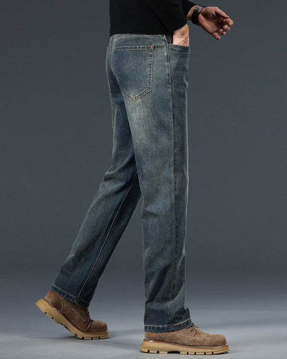 Men's Mid-High Waist Vintage Pants