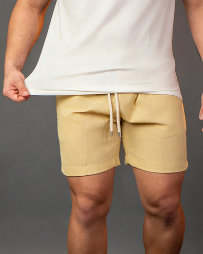Drawstring Casual Straight Leg Shorts
