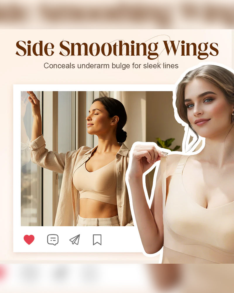 Anti-Sag Full Coverage Wireless Support Bra