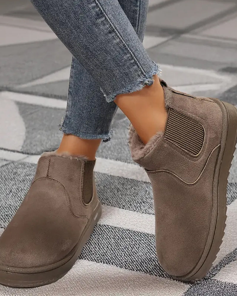 Women's Thick Soled Winter Snow Boots