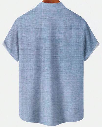 Color-block Short-sleeve Shirt