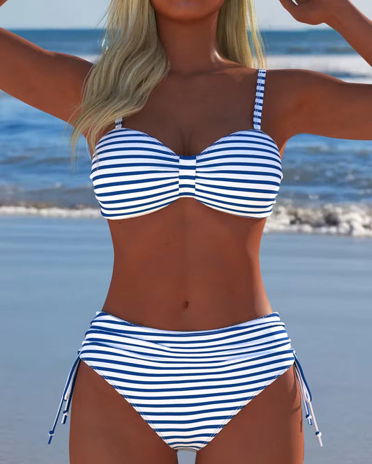 Simple Fashion Stripe Bikini