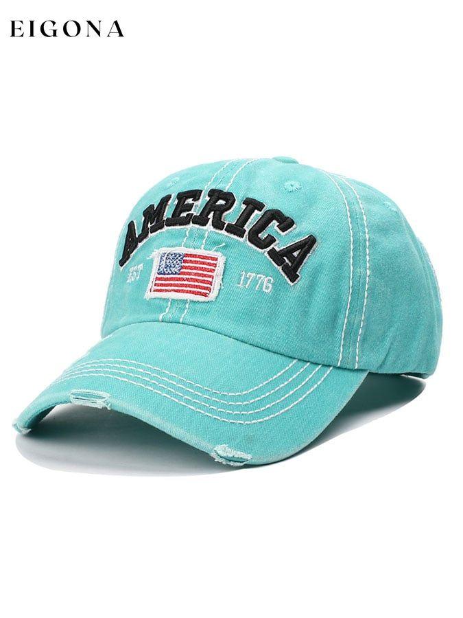 Flag With Broken Elements Peaked Cap clearance sale