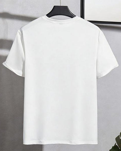 Men's Cotton Letter Print T-Shirt