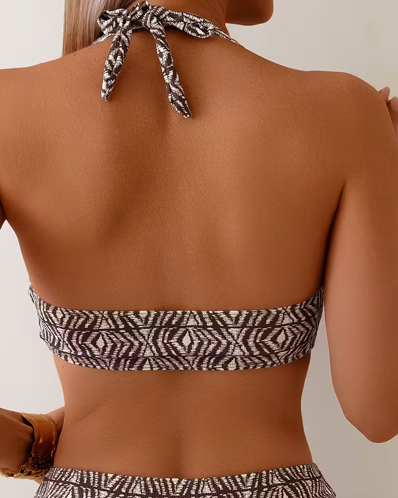 Sexy Printed Boxer Bikini