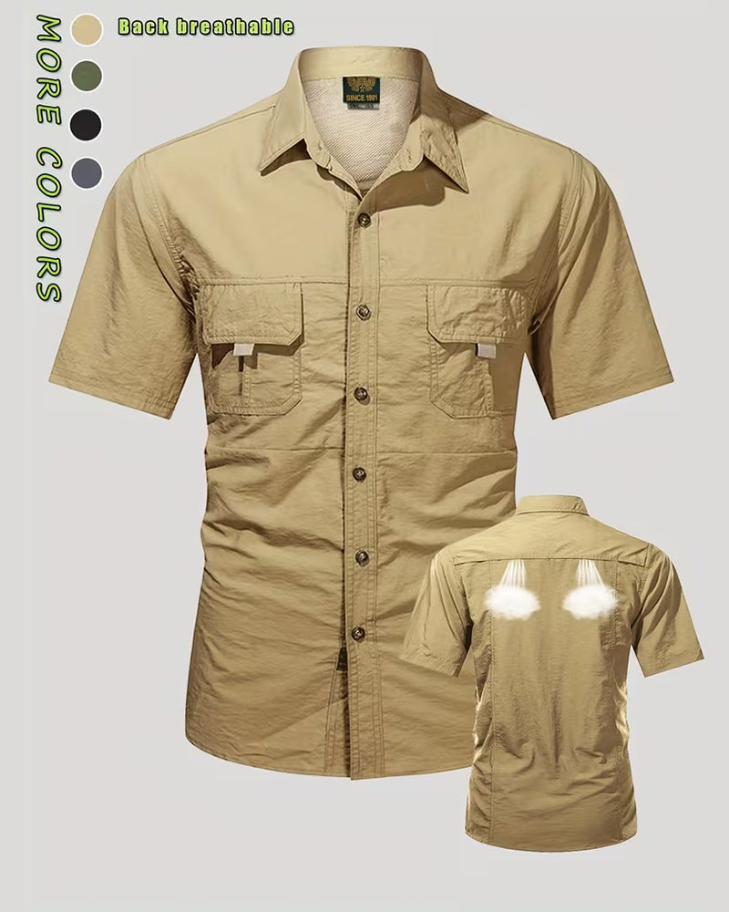 Casual Breathable Short Sleeve Shirt