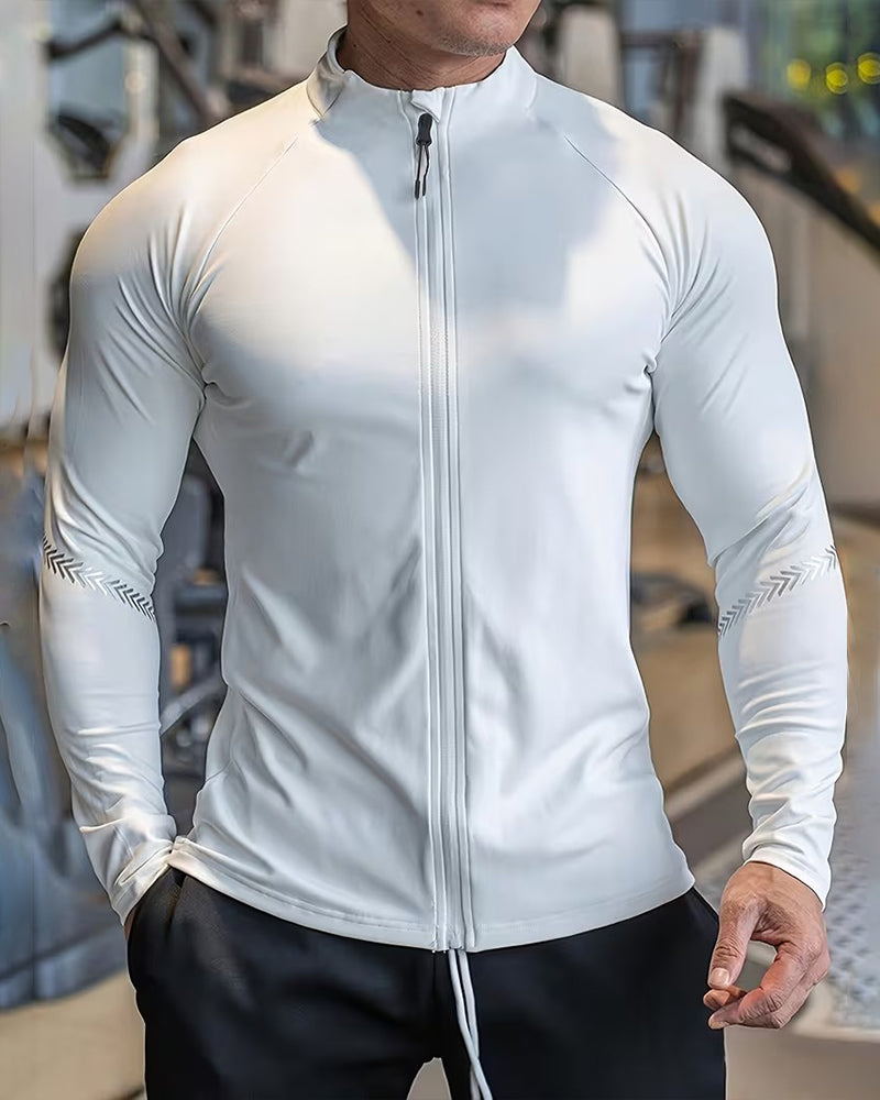 Quick-Dry Zip Long-Sleeve Coats