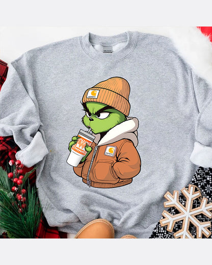 The Ginch Drink Whataburger Sweatshirt 2024 f/w Christmas & Grinch sweatshirts