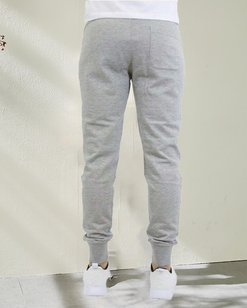 Solid color drawstring casual sweatpants 2024 f/w pants