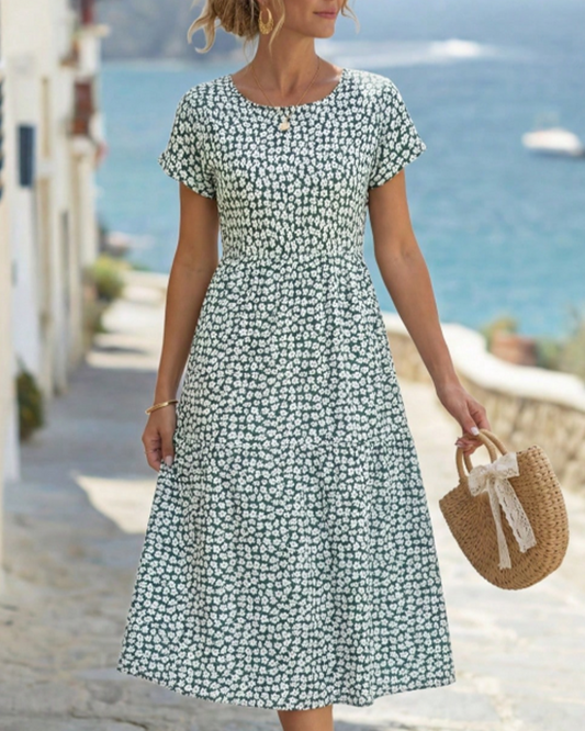 Little Floral Waist Dress