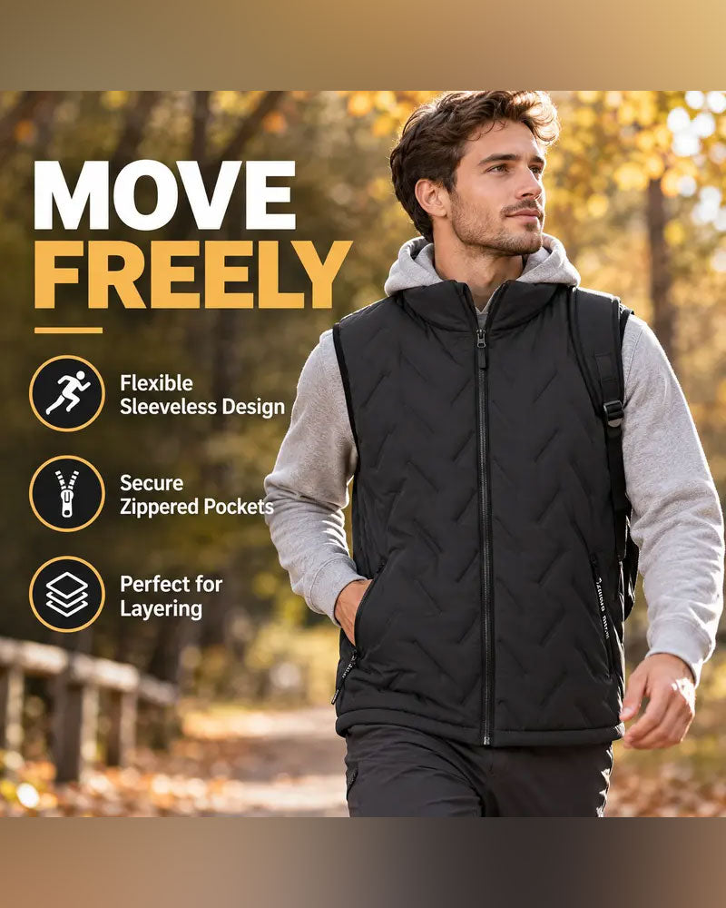 Warm Casual Pocket Vest 2024 f/w blouses & shirts