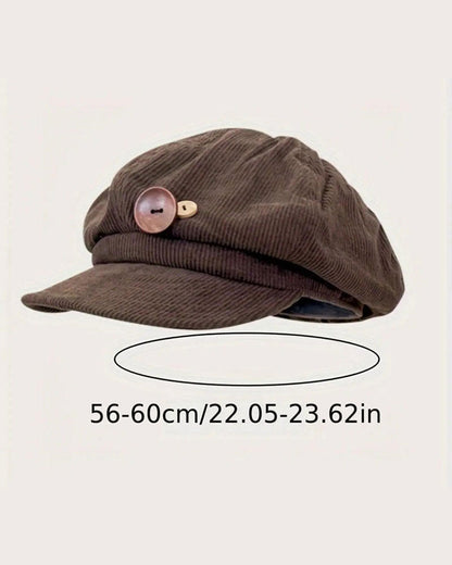 Unisex Vintage Octagonal Beret Hat