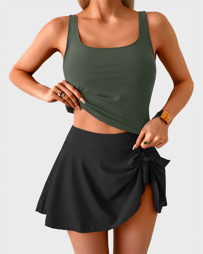 Side-Tie Vacation-Style Tankini