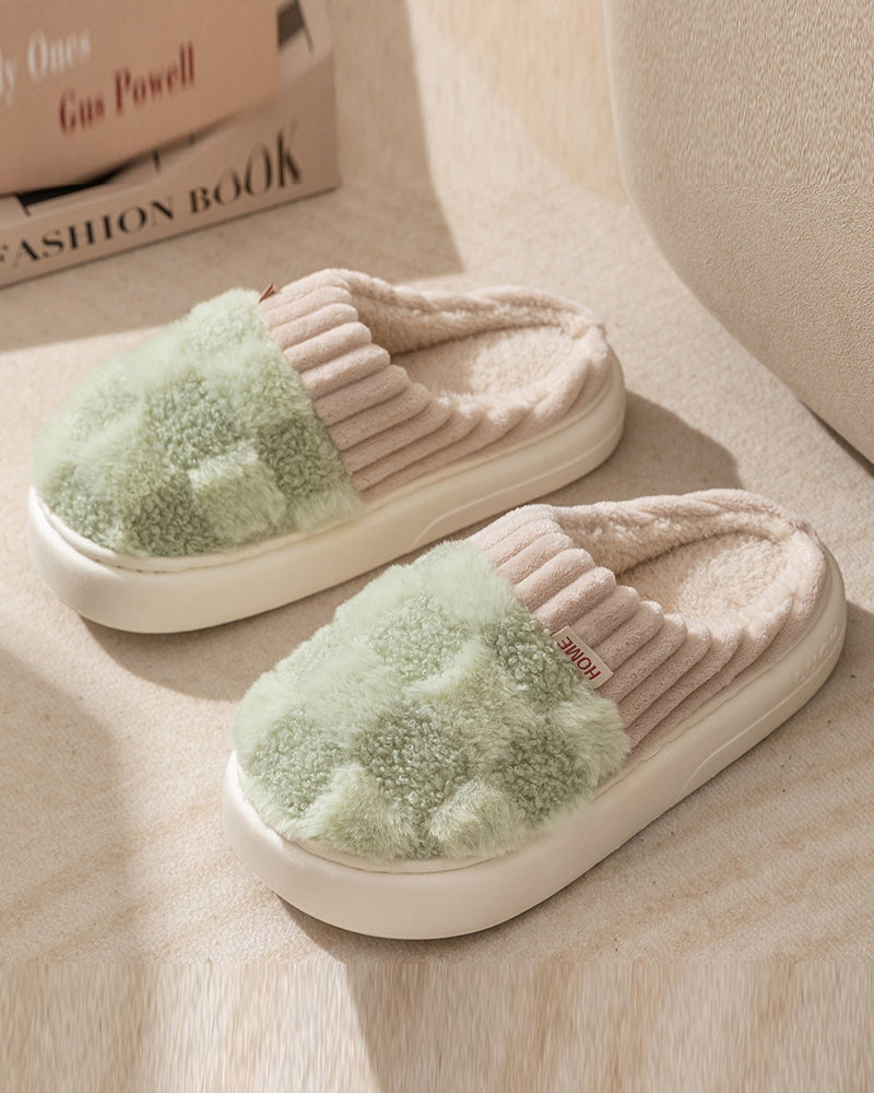 Indoor home non-slip warm slippers slippers